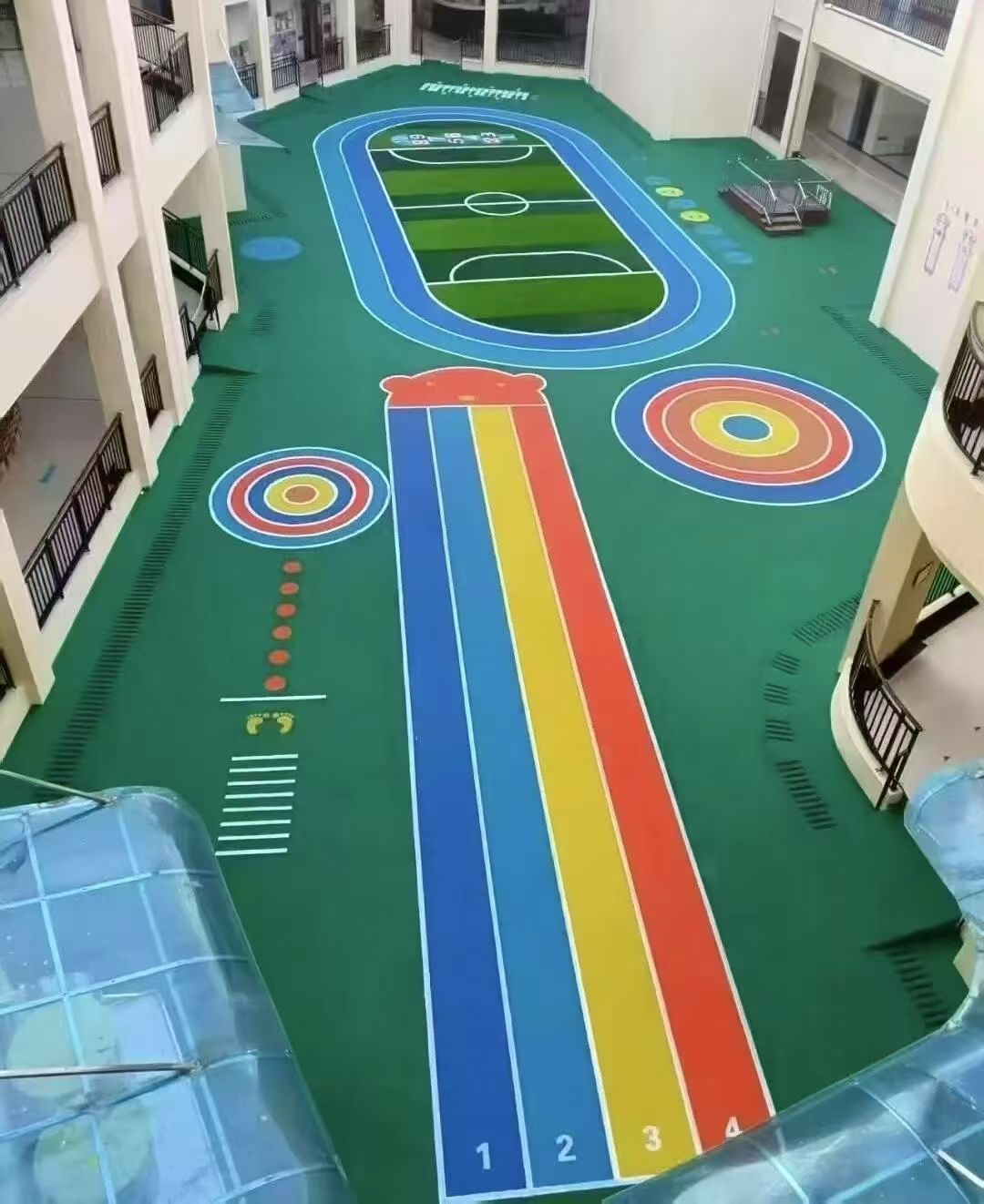 五家渠市幼儿园塑胶跑道彩色epdm颗粒 - 推荐